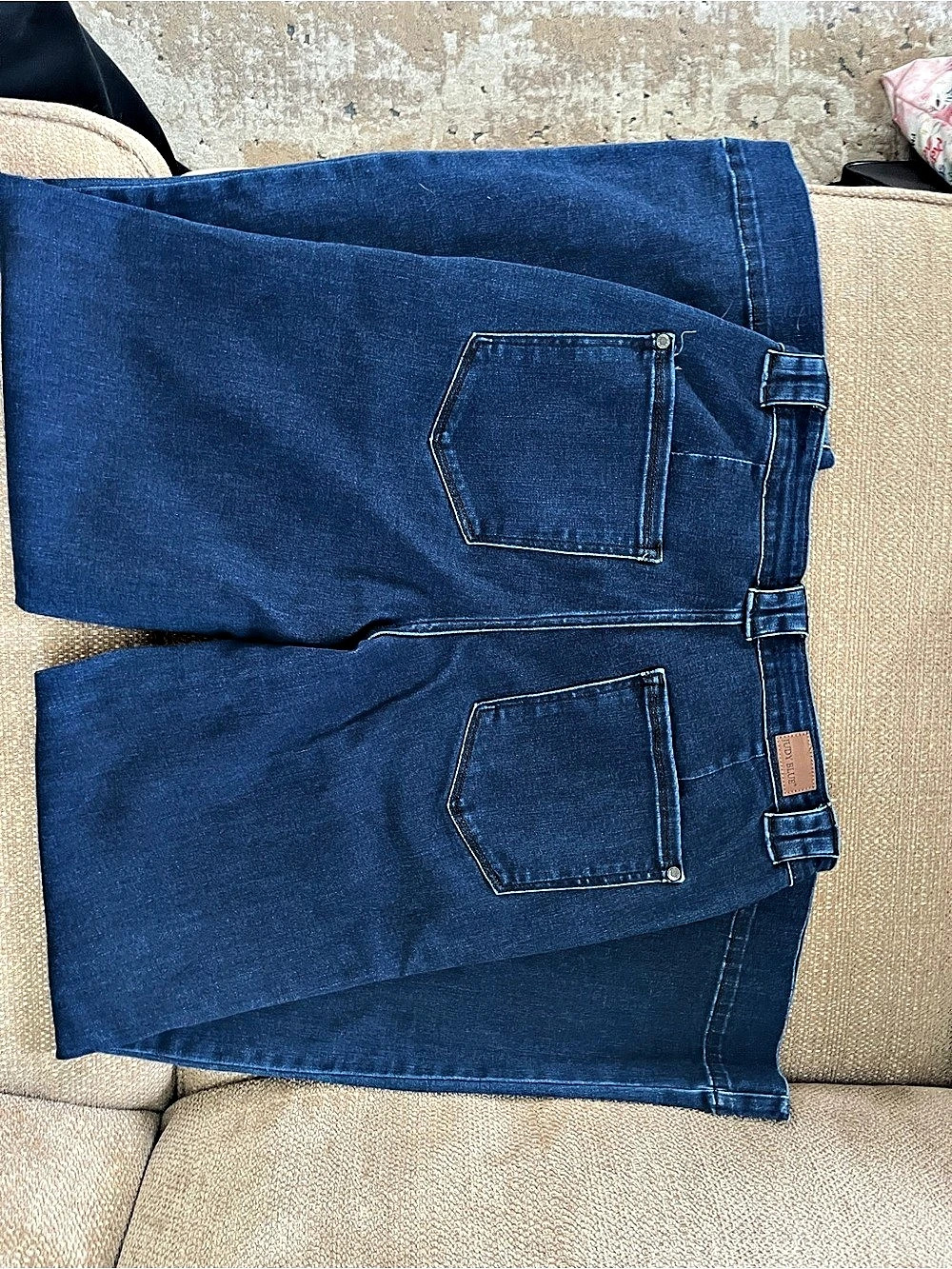Judy Blue Boot Cut Jeans in Blue Waist 10 Like New - Picture 2 of 3